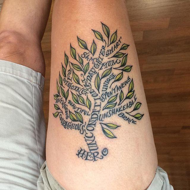 tatuaggio albero  35